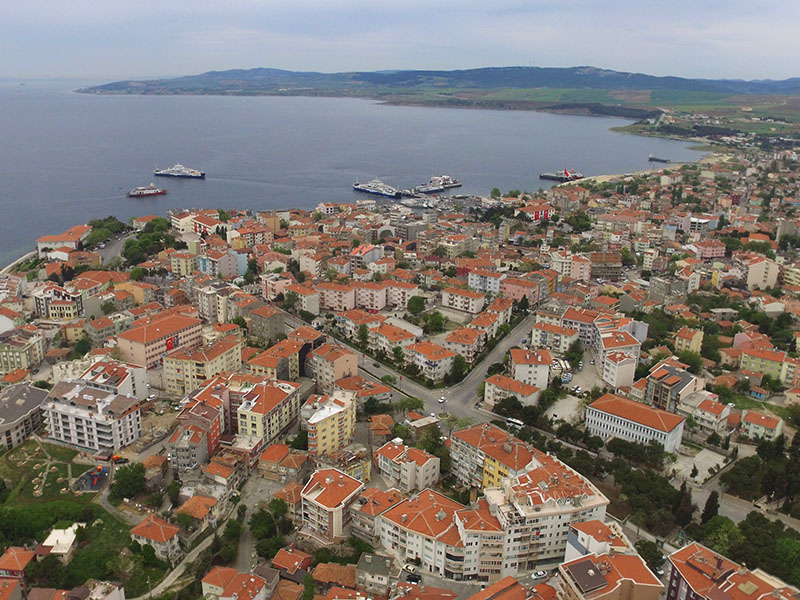 Gelibolu'dan bir görünüm